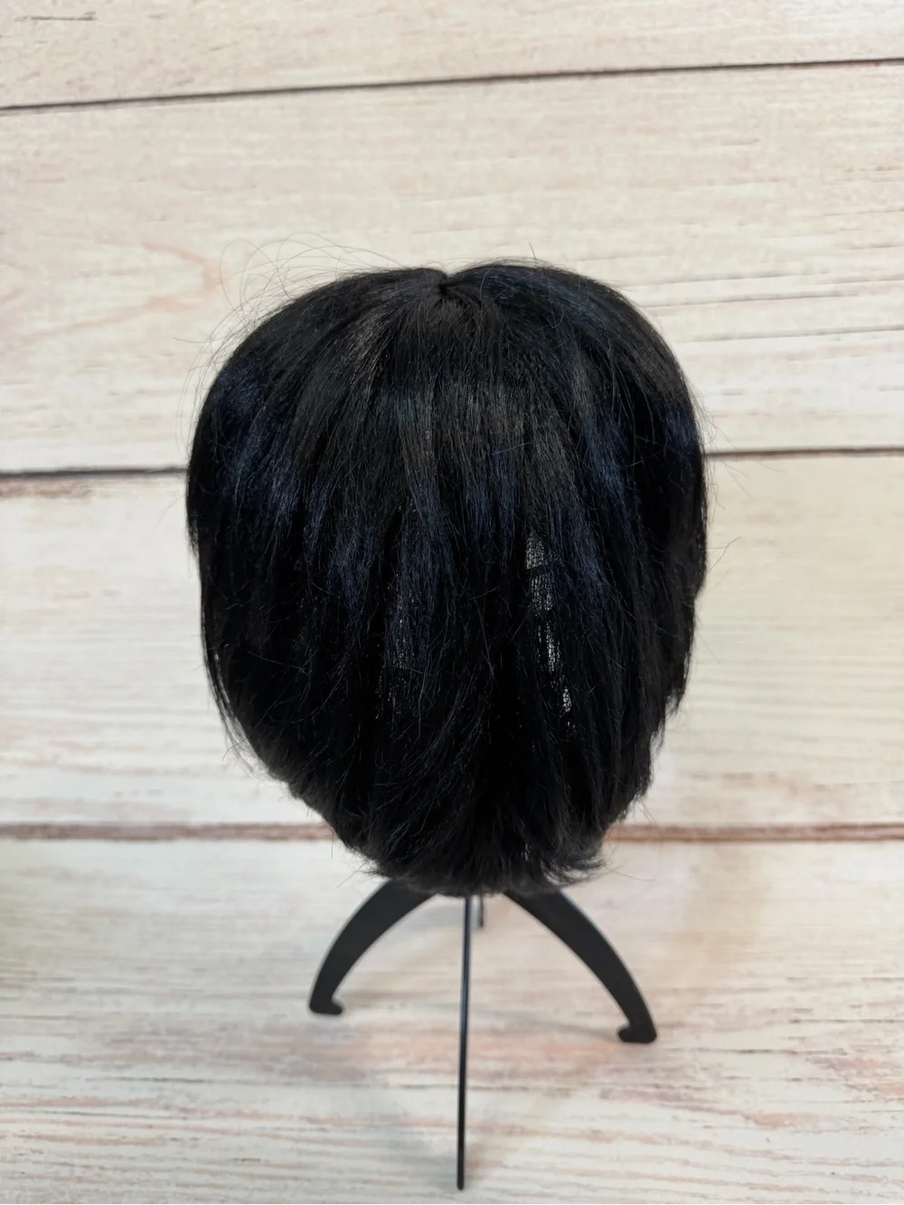 Costume Black Short Layered Wig- Unbranded